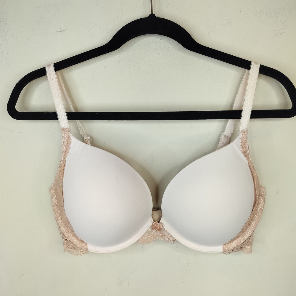 Victoria Secret Push Up Bra Lace Padded Underwire
